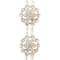 Crystal & Brass Glass & Metal Slider Beads, 19mm by Bead Landing™